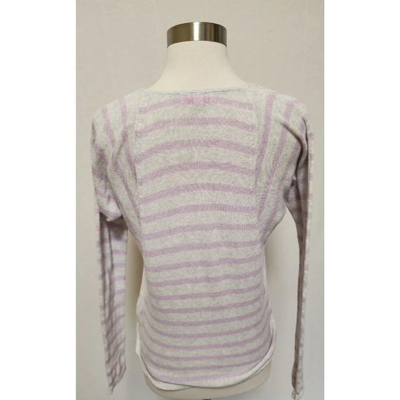 Lilly Pulitzer Womens Sweater Purple Stripes Size XS 100% Cotton - Picture 3 of 7